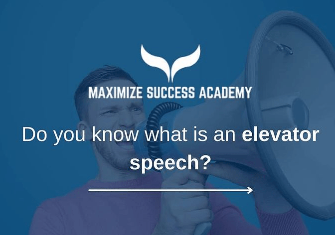 Read more about the article Do You Know Exactly What Is Known As An Elevator Speech?