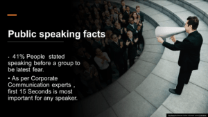 Afraid of speaking in public